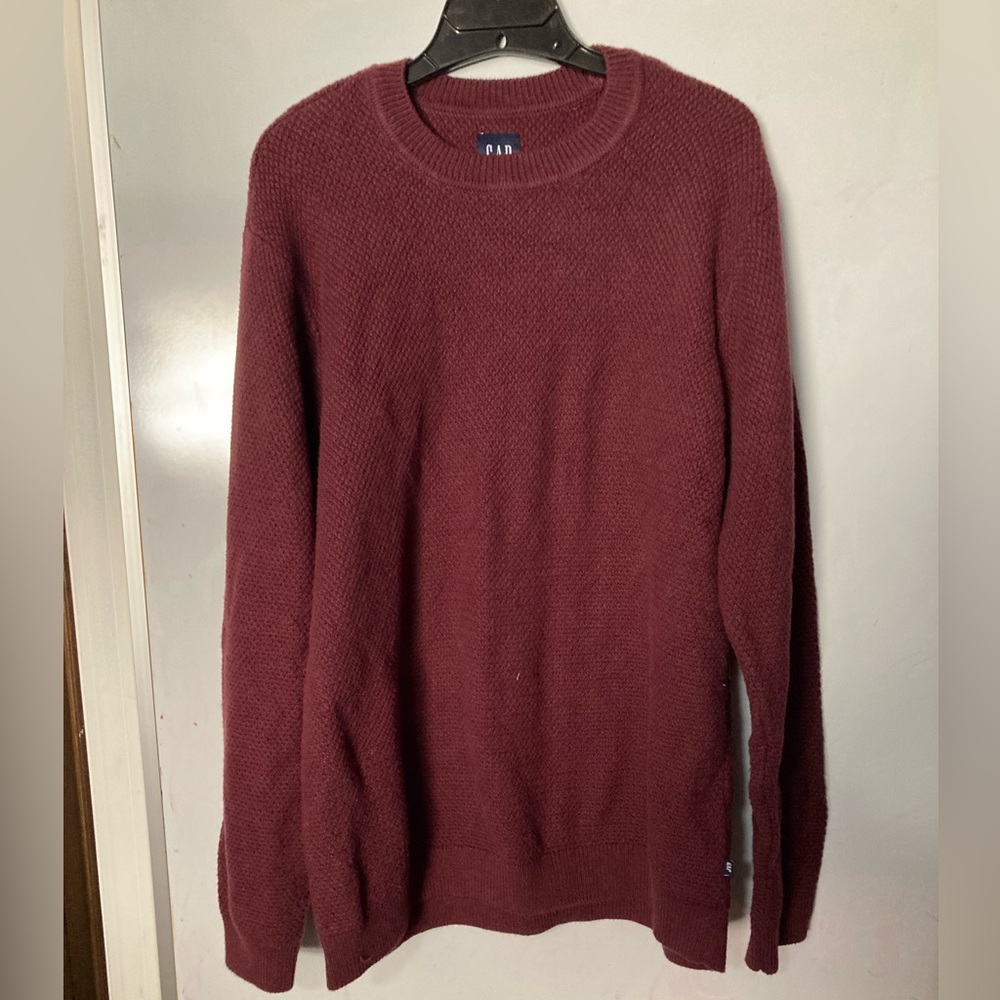 Gap men’s XXL maroon burgundy sweater